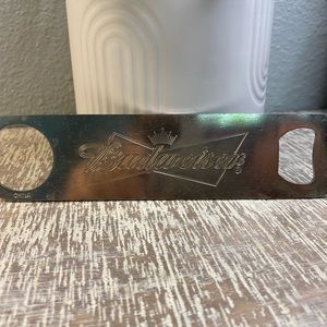 Vintage Etched Budweiser Bottle Cap Opener. Man Cave Stocking Stuffer. Beer